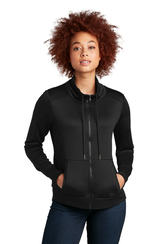 New Era Women's Performance Terry Full-Zip Cowl LNEA530