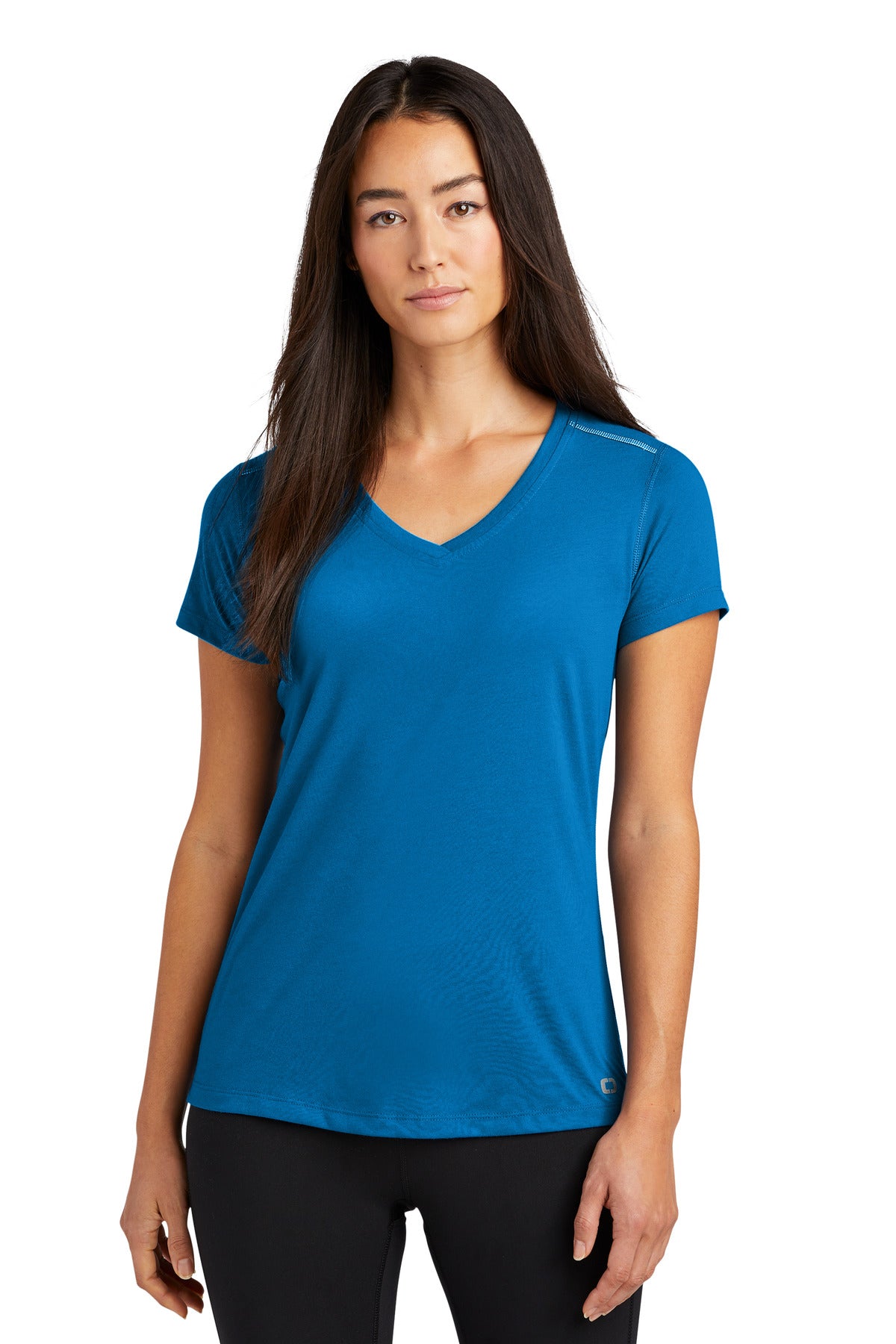 OGIO  Women's Peak V-Neck Tee. LOE337