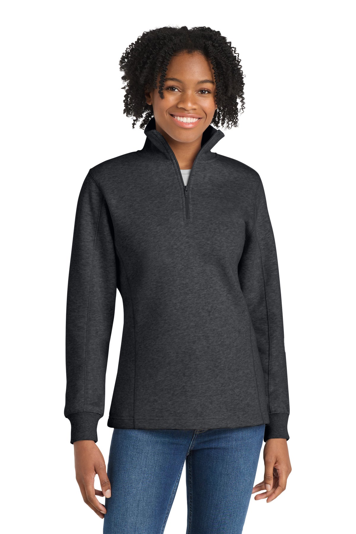 Sport-Tek Women's 1/4-Zip Sweatshirt. LST253