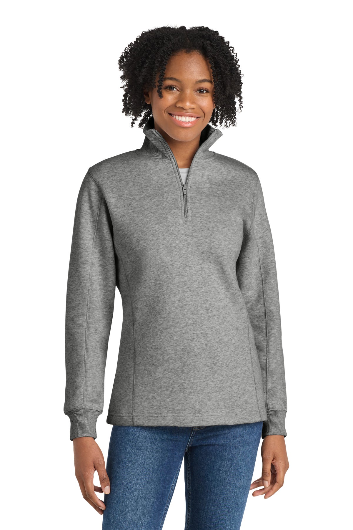 Sport-Tek Women's 1/4-Zip Sweatshirt. LST253