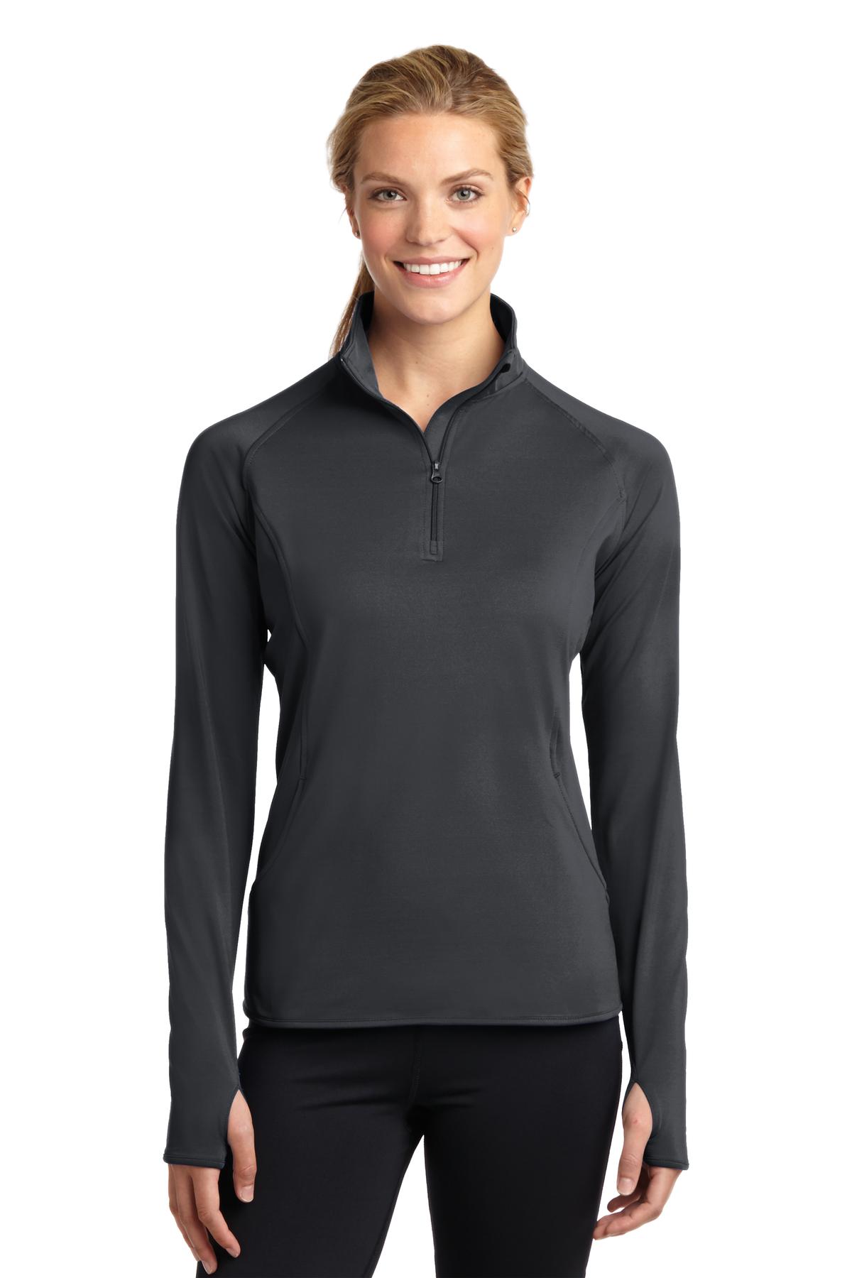 Sport-Tek Women's Sport-Wick Stretch 1/4-Zip Pullover. LST850