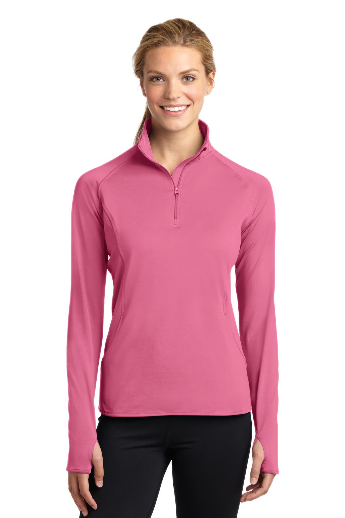 Sport-Tek Women's Sport-Wick Stretch 1/4-Zip Pullover. LST850