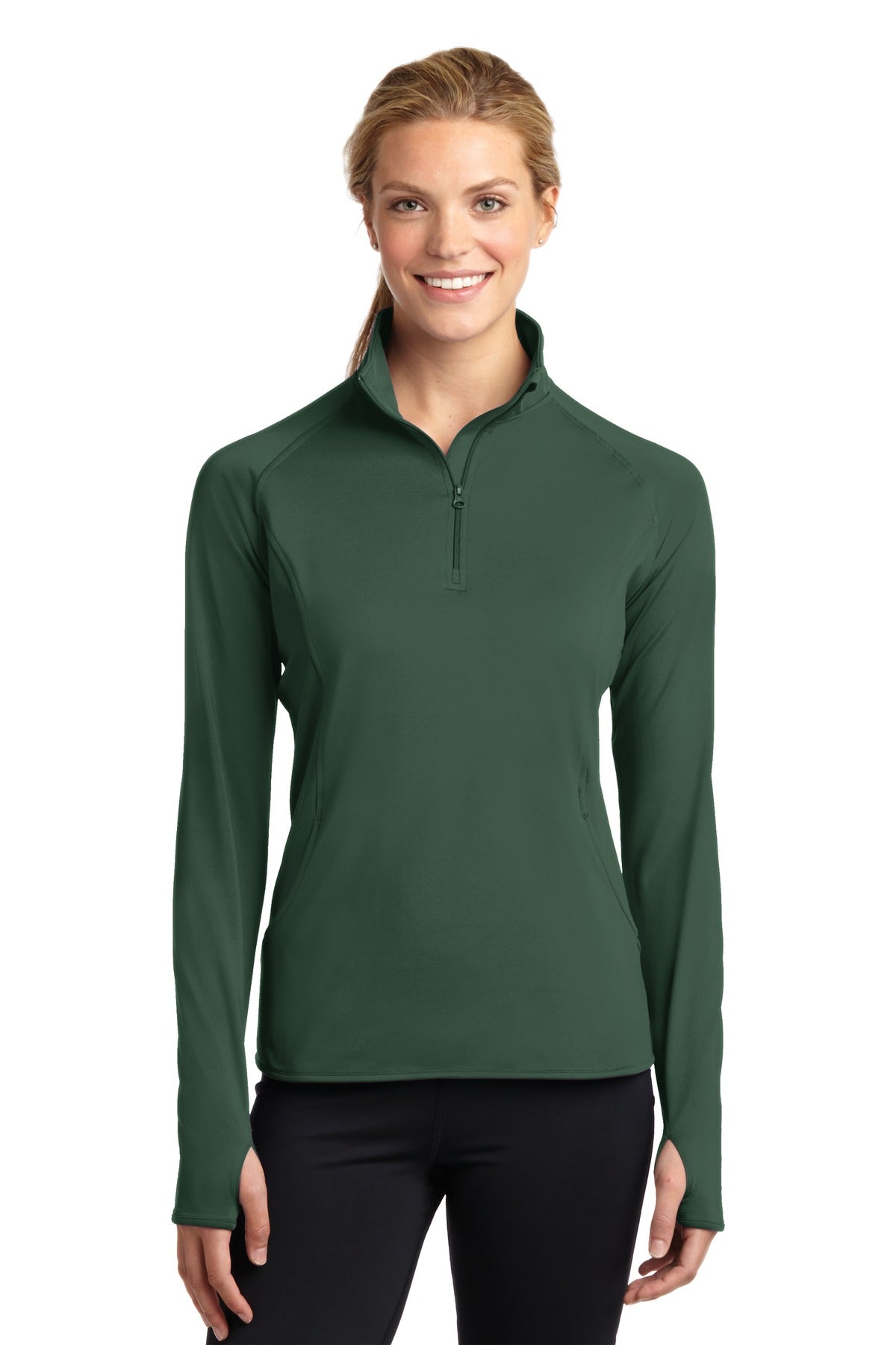 Sport-Tek Women's Sport-Wick Stretch 1/4-Zip Pullover. LST850