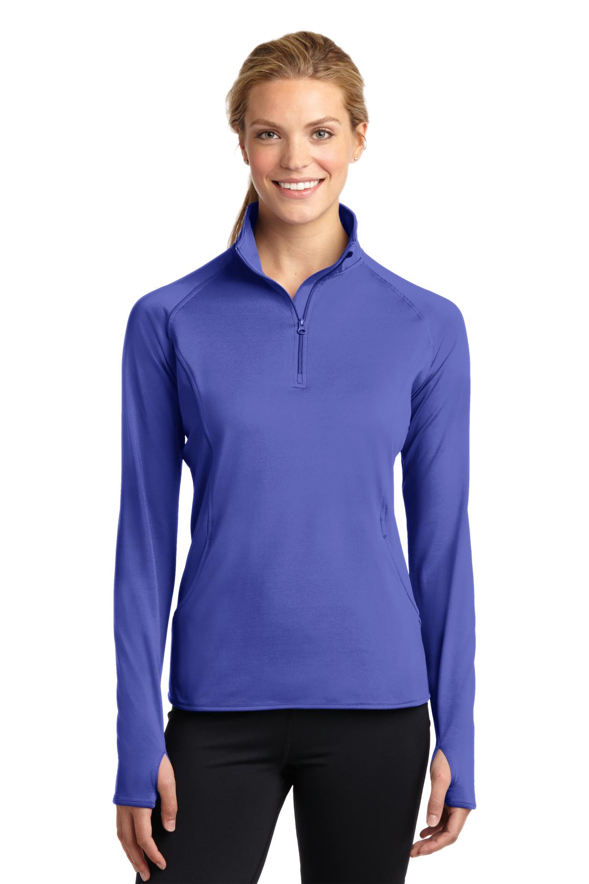 Sport-Tek Women's Sport-Wick Stretch 1/4-Zip Pullover. LST850