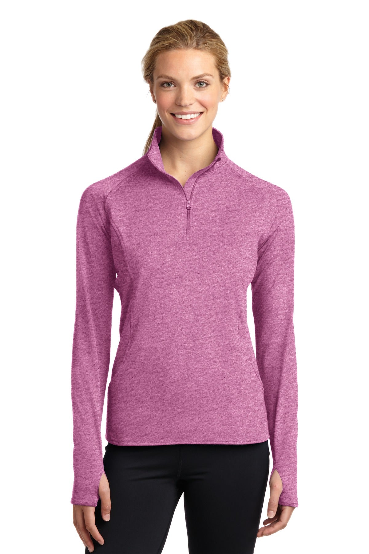 Sport-Tek Women's Sport-Wick Stretch 1/4-Zip Pullover. LST850