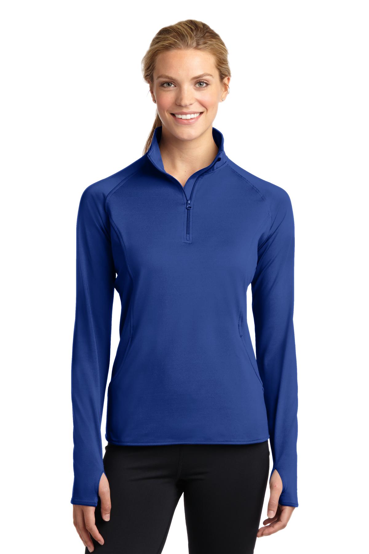 Sport-Tek Women's Sport-Wick Stretch 1/4-Zip Pullover. LST850