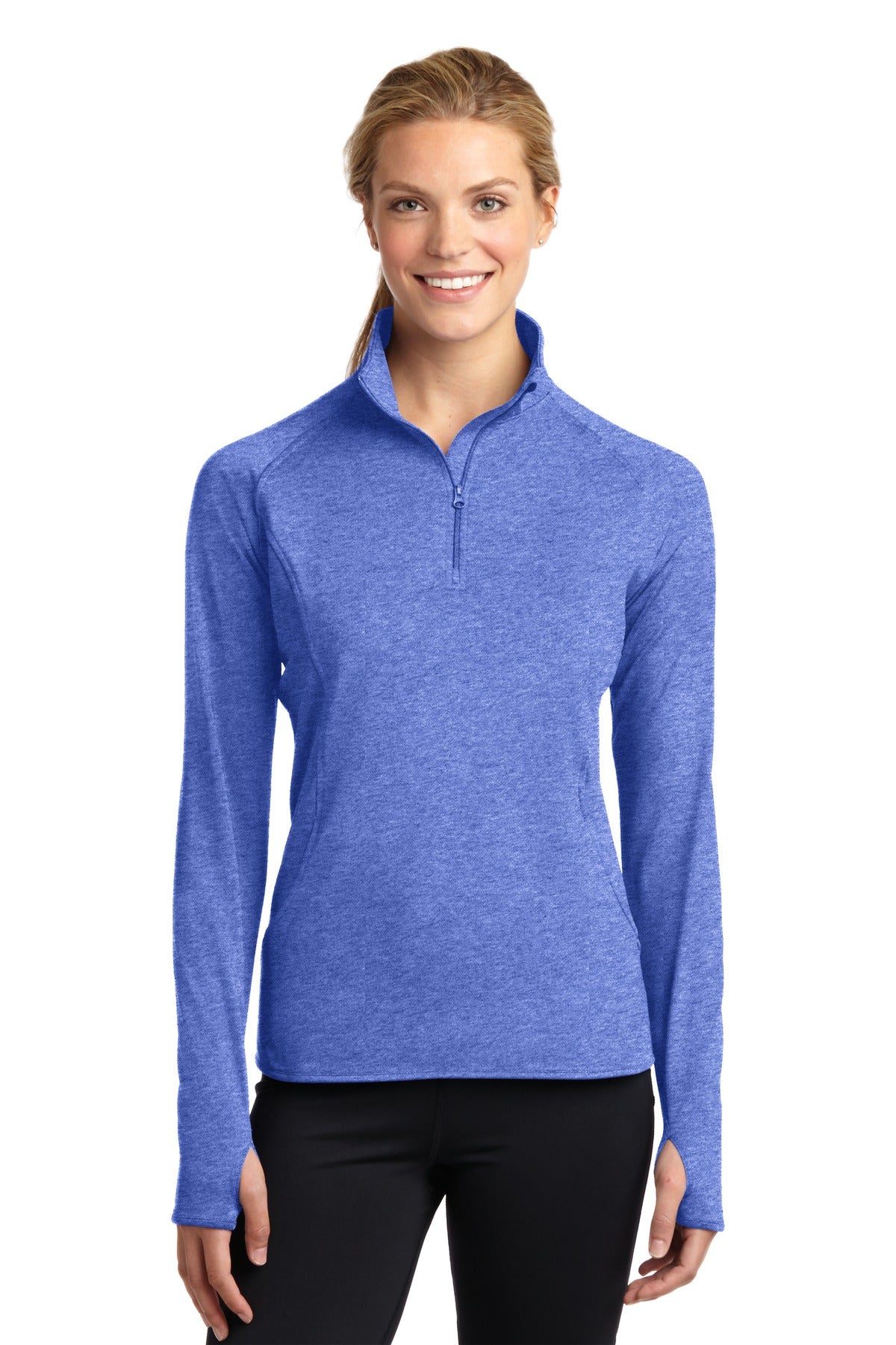 Sport-Tek Women's Sport-Wick Stretch 1/4-Zip Pullover. LST850