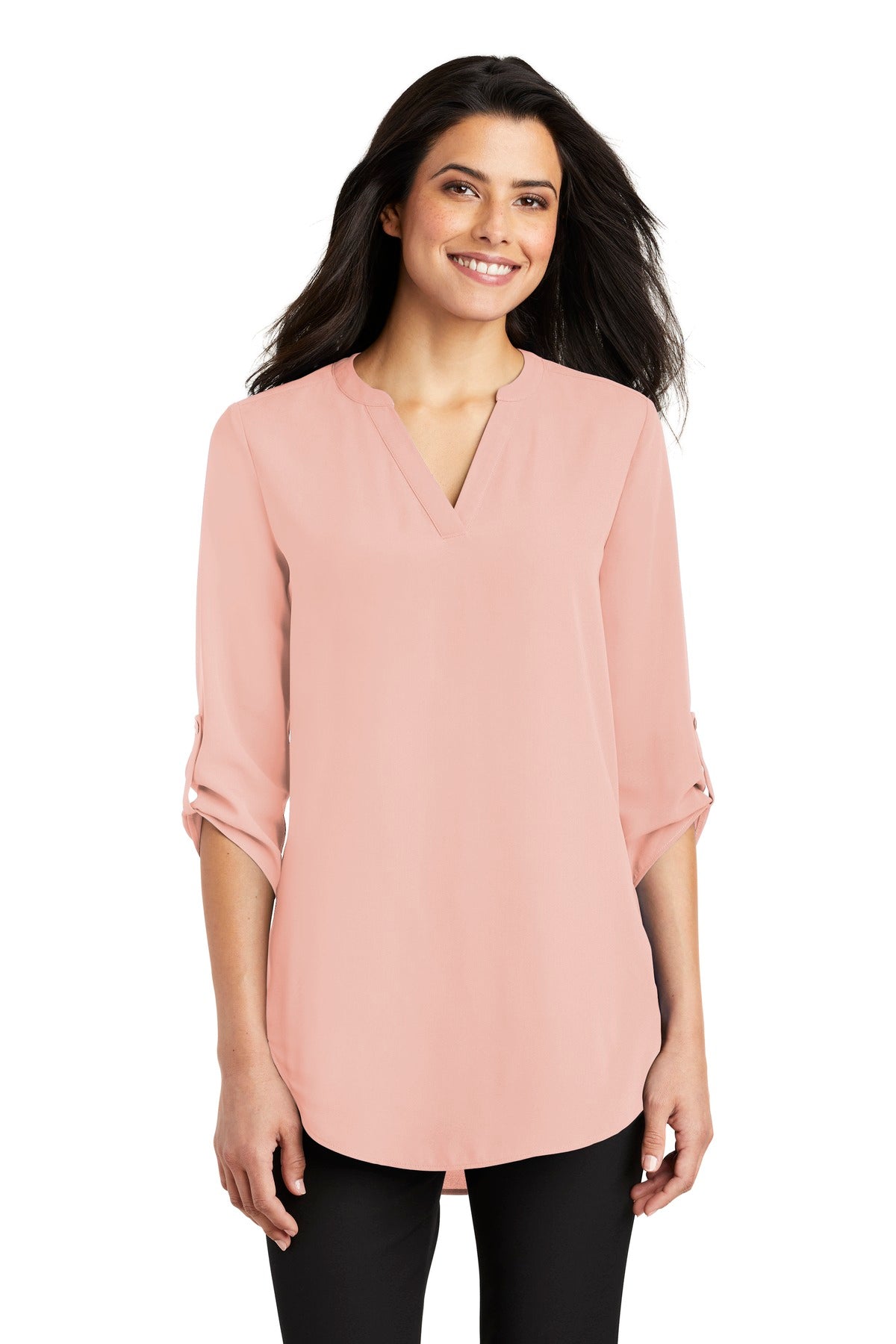 Port Authority Women's 3/4-Sleeve Tunic Blouse. LW701