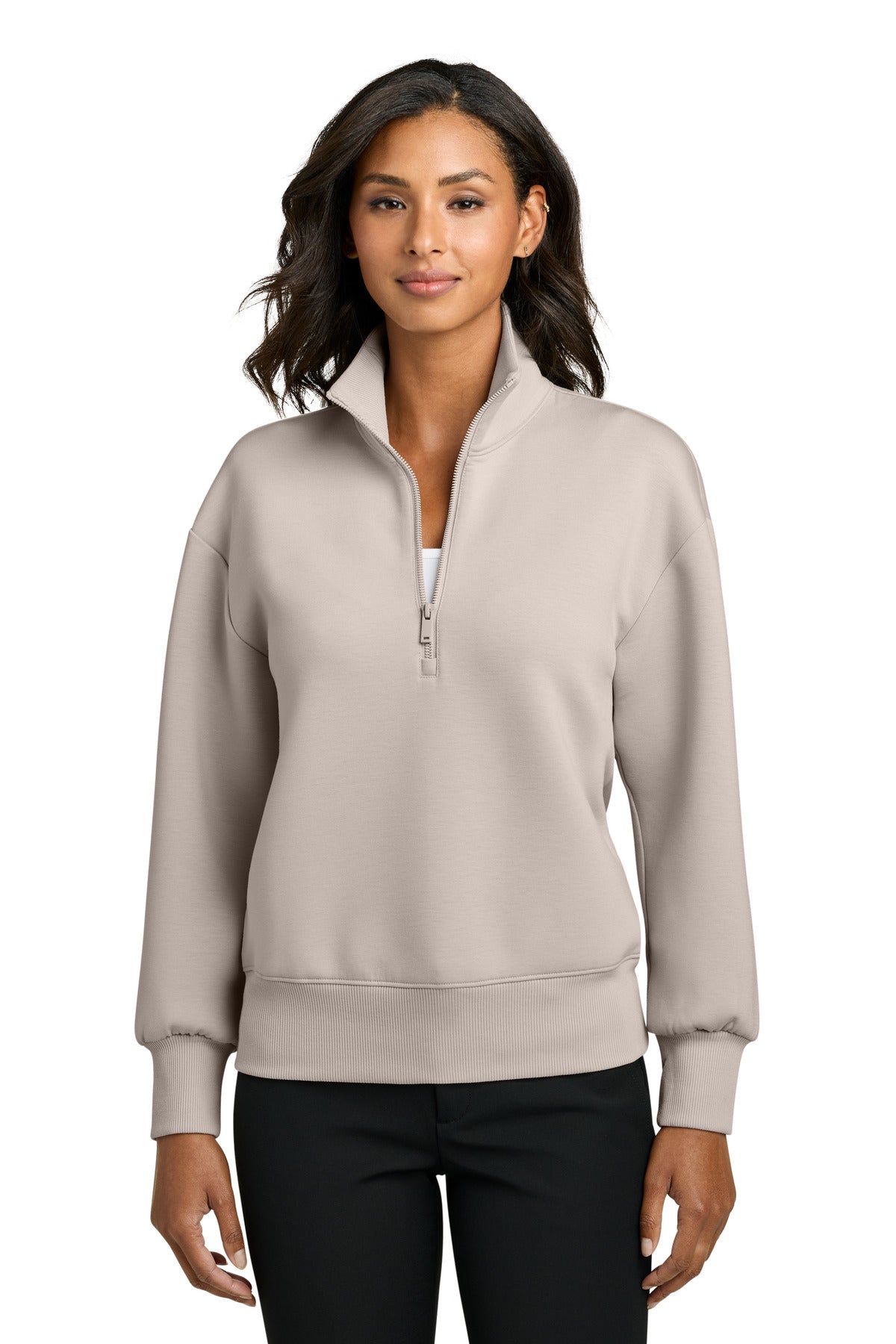 Mercer+Mettle Women's Soft Spacer 1/4-Zip MM3101