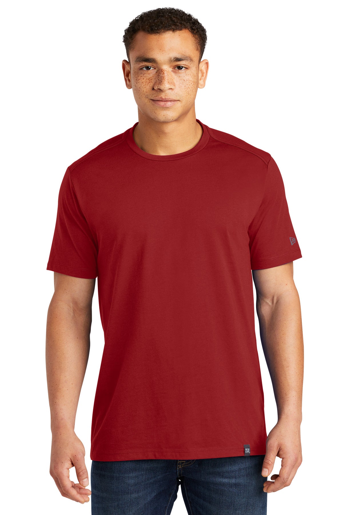 New Era  Heritage Blend Crew Tee. NEA100