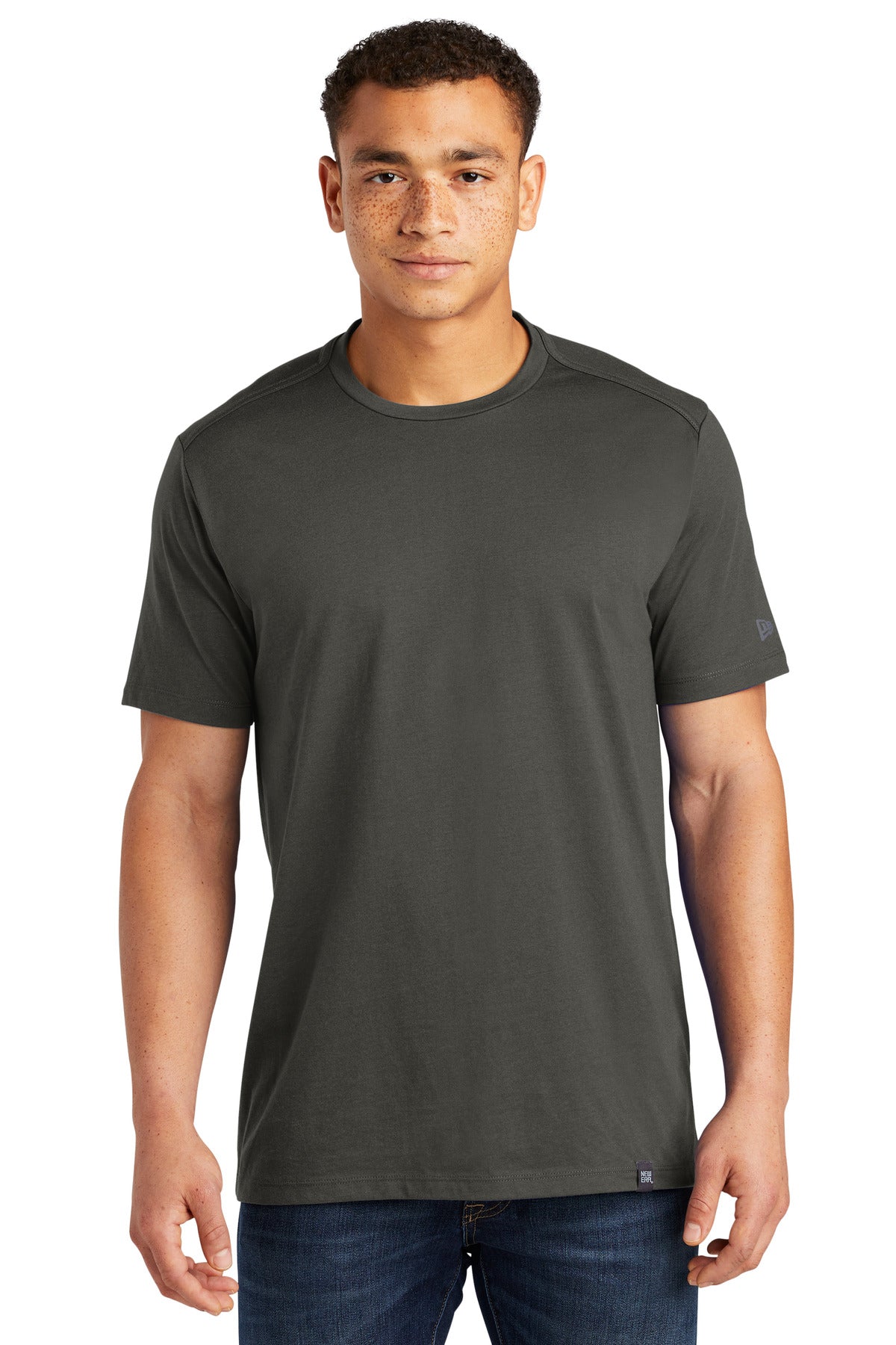 New Era  Heritage Blend Crew Tee. NEA100