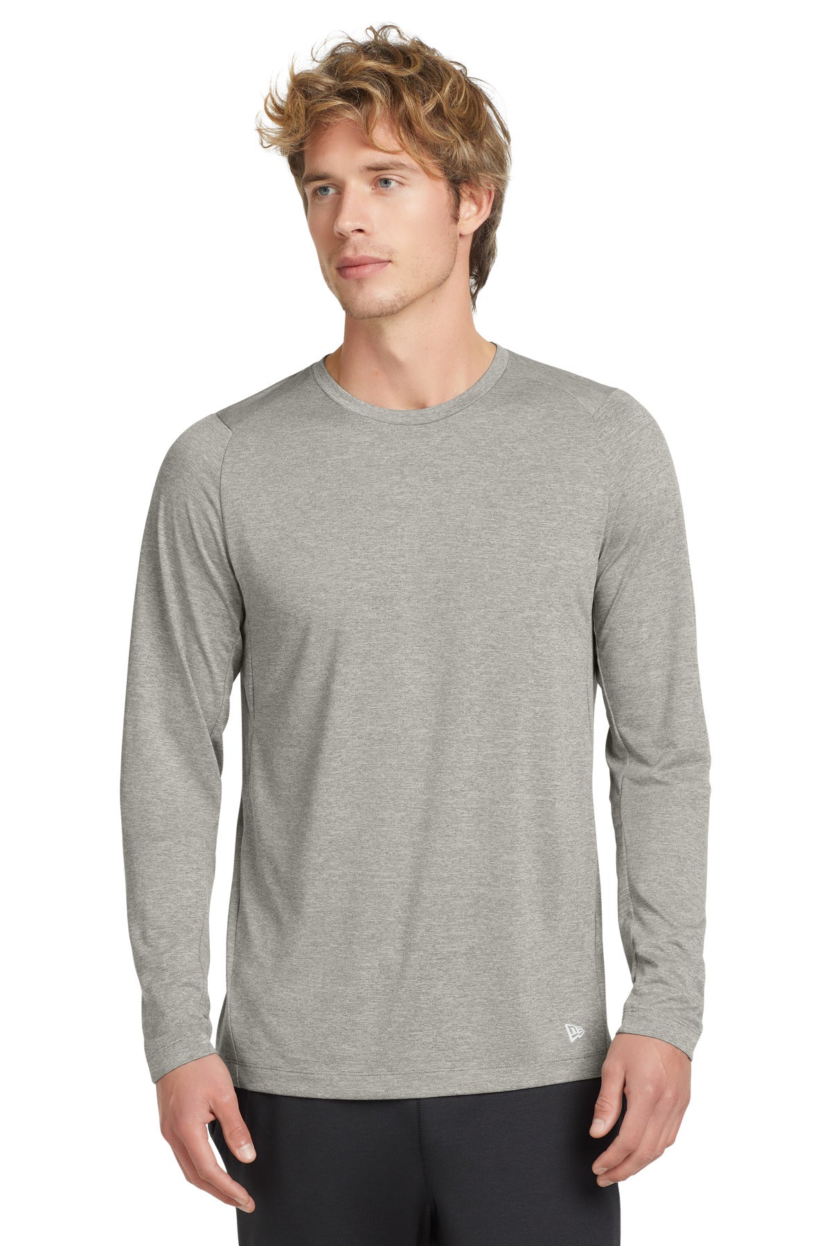 New Era  Series Performance Long Sleeve Crew Tee. NEA201