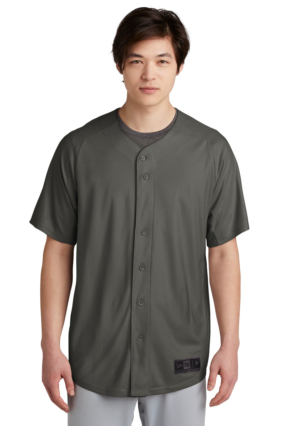 New Era  Diamond Era Full-Button Jersey. NEA220