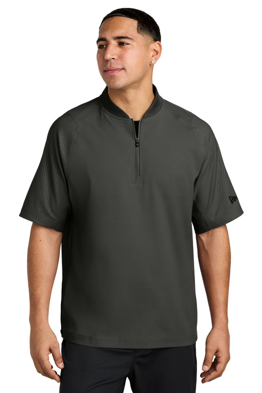 New Era  Cage Short Sleeve 1/4-Zip Jacket. NEA600