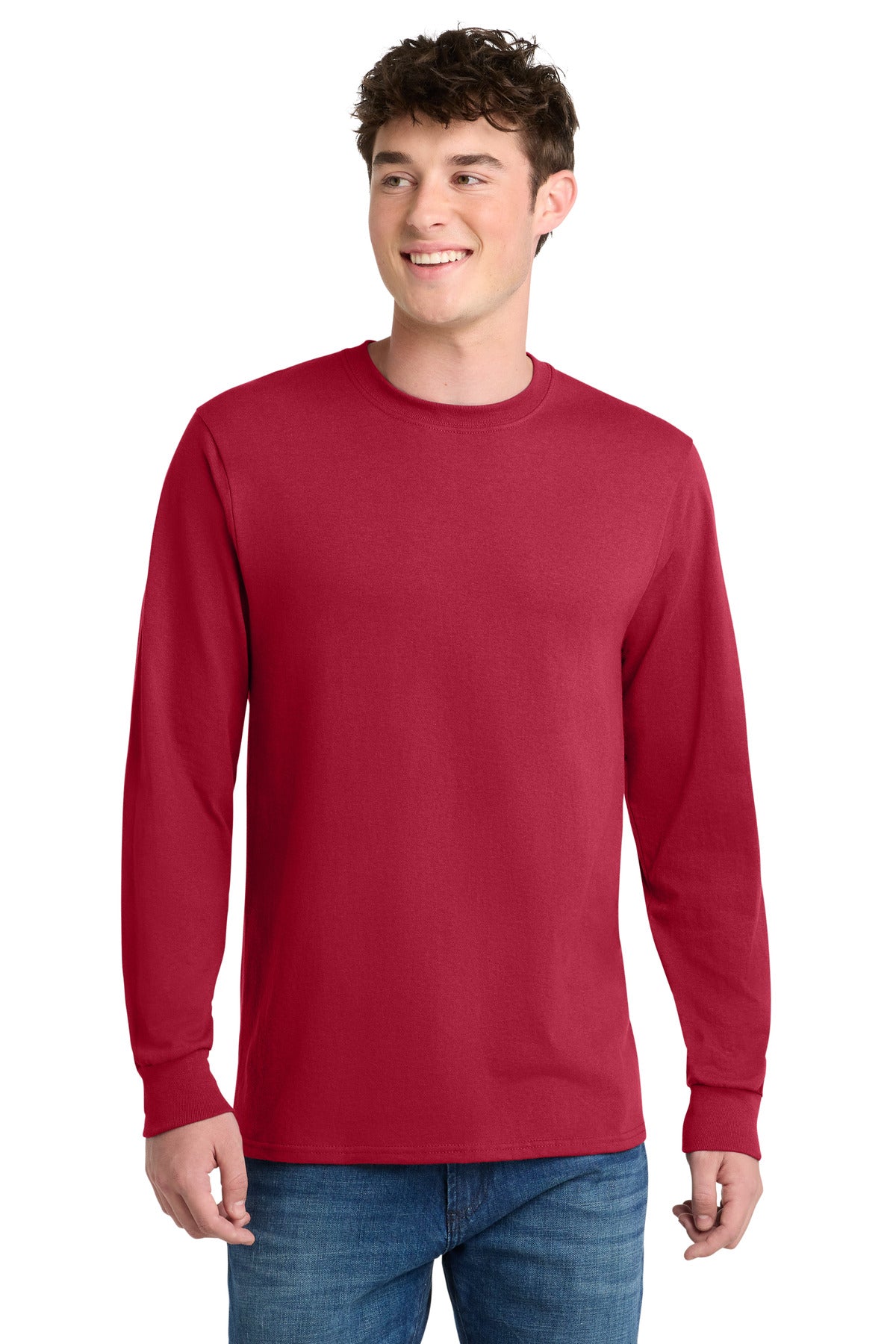 Port & Co Tall Long Sleeve Core Blend Tee. PC55LST