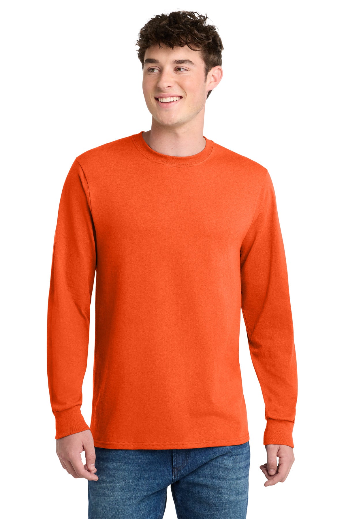 Port & Co Tall Long Sleeve Core Blend Tee. PC55LST