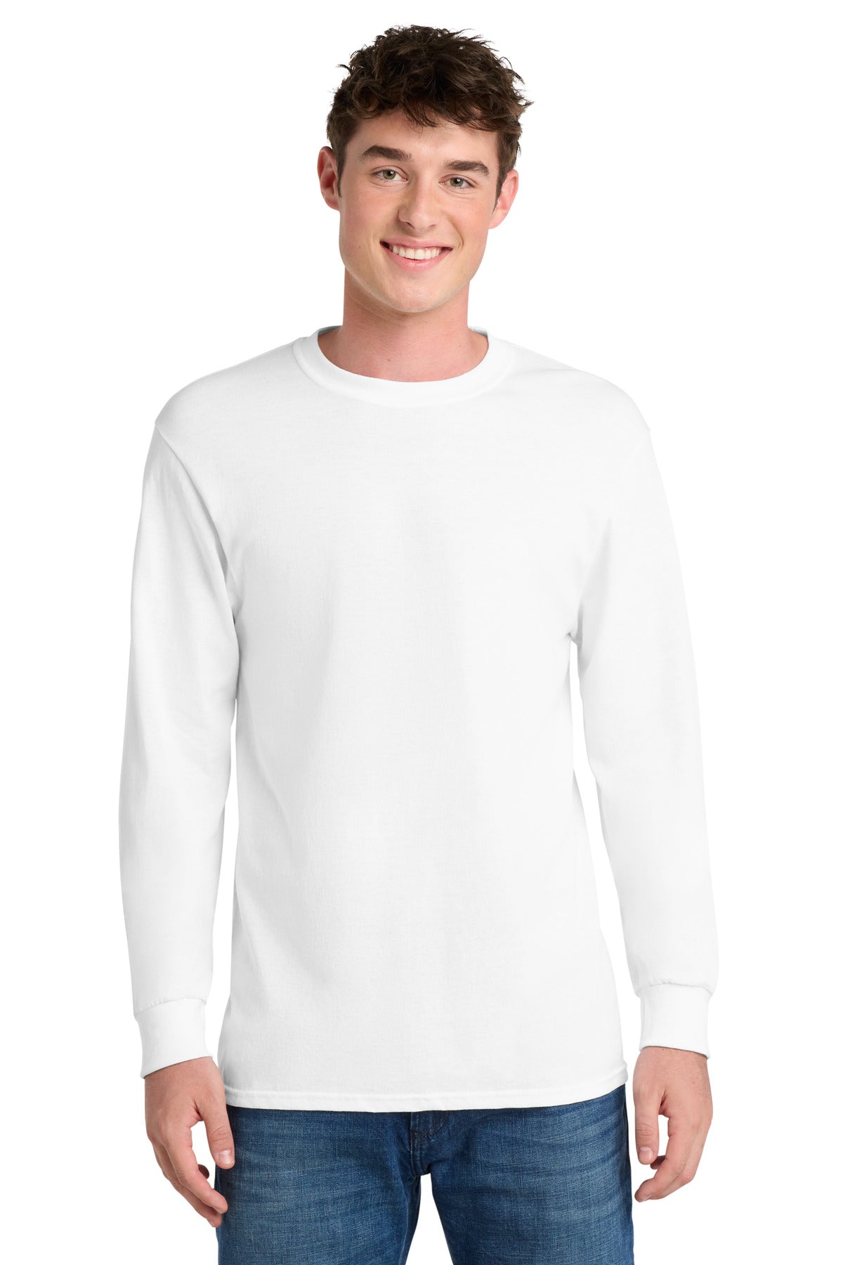 Port & Co Tall Long Sleeve Core Blend Tee. PC55LST