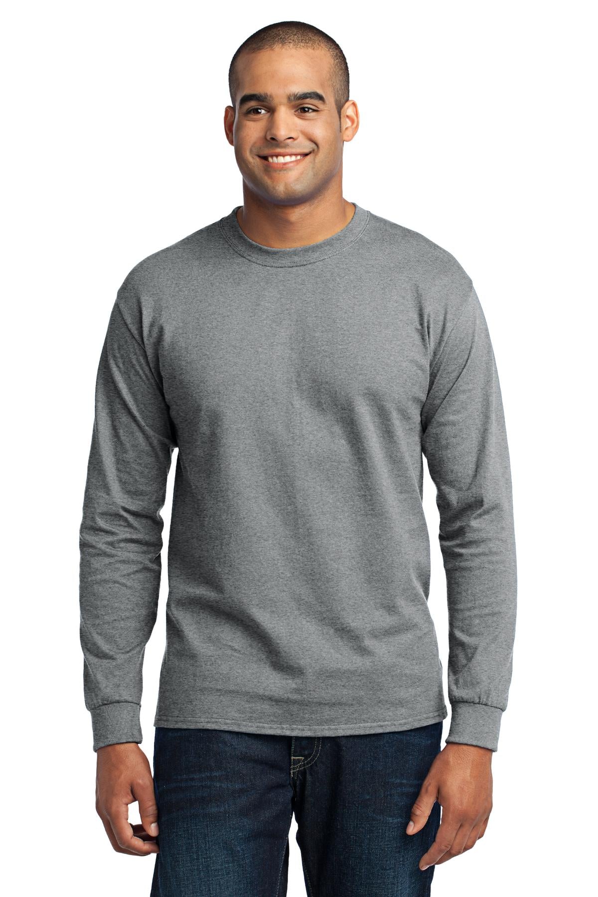 Port & Company Tall Long Sleeve Core Blend Tee. PC55LST