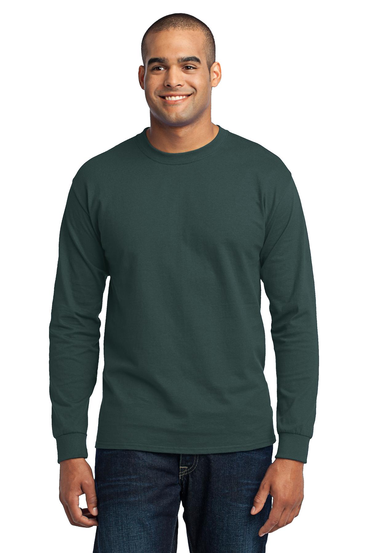 Port & Co Long Sleeve Core Blend Tee. PC55LS