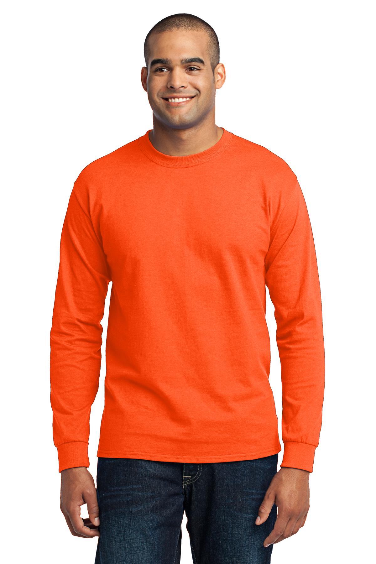 Port & Co Long Sleeve Core Blend Tee. PC55LS