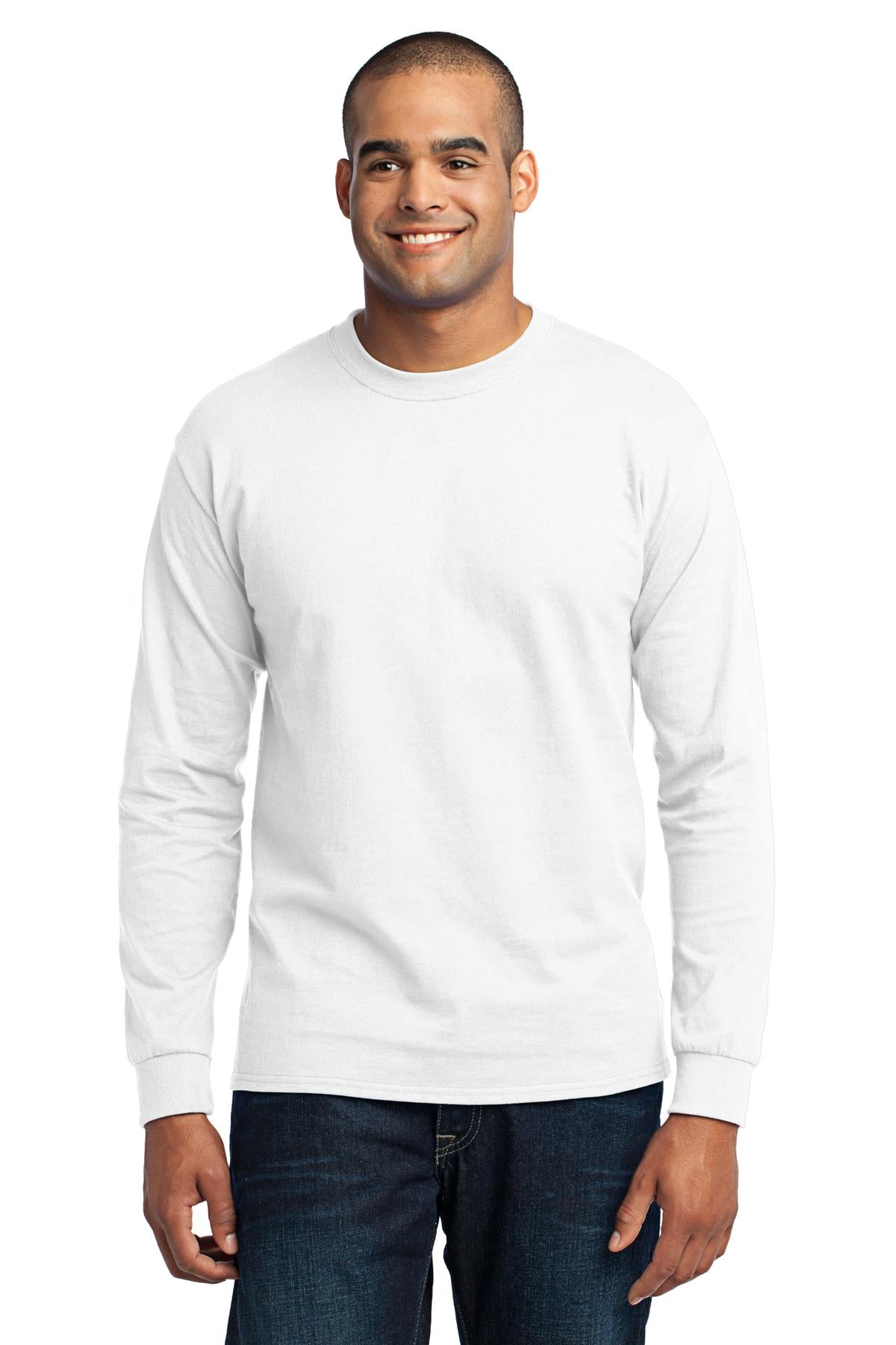 Port & Co Long Sleeve Core Blend Tee. PC55LS