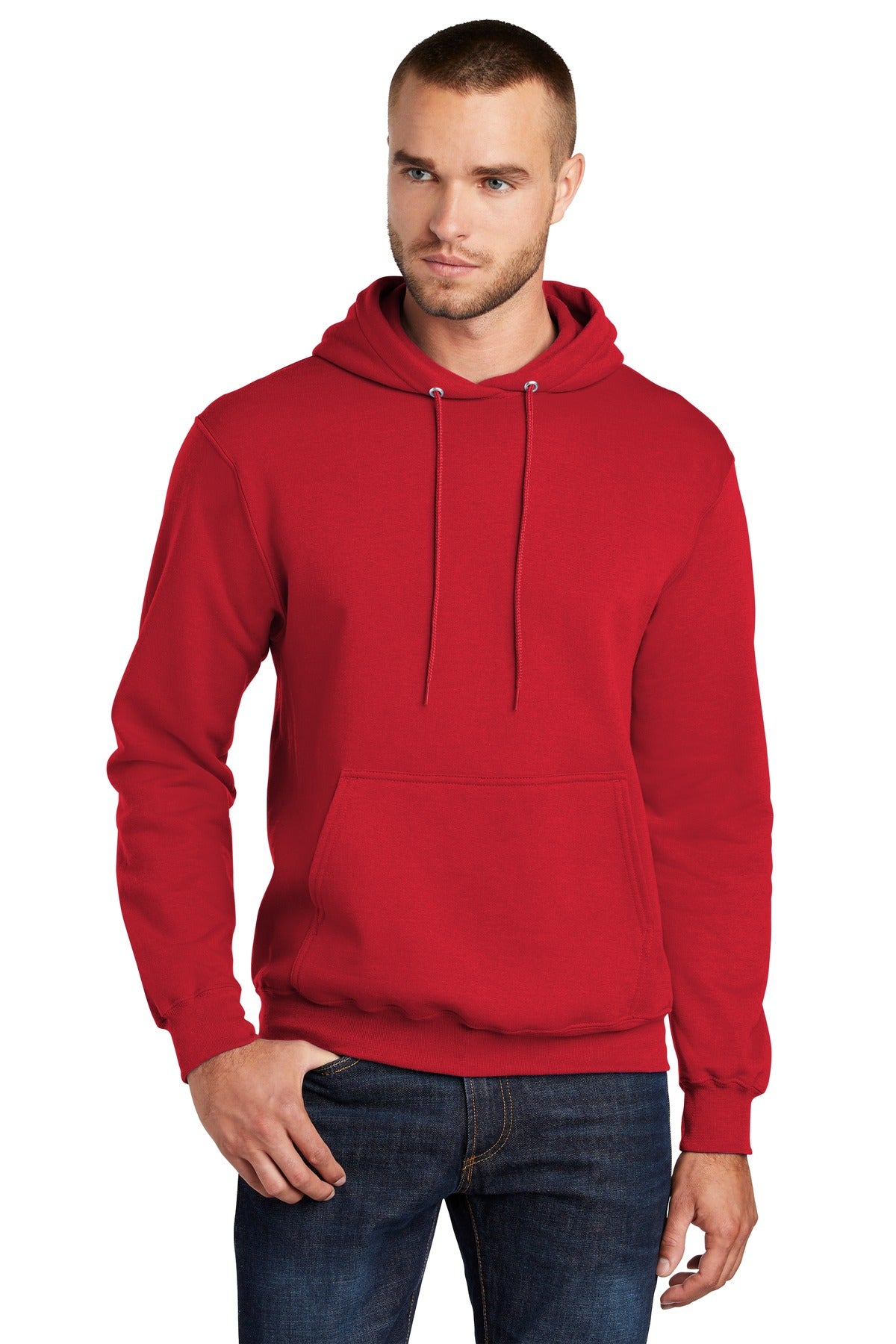 Port & Co Core Fleece Pullover Hooded Sweatshirt. PC78H