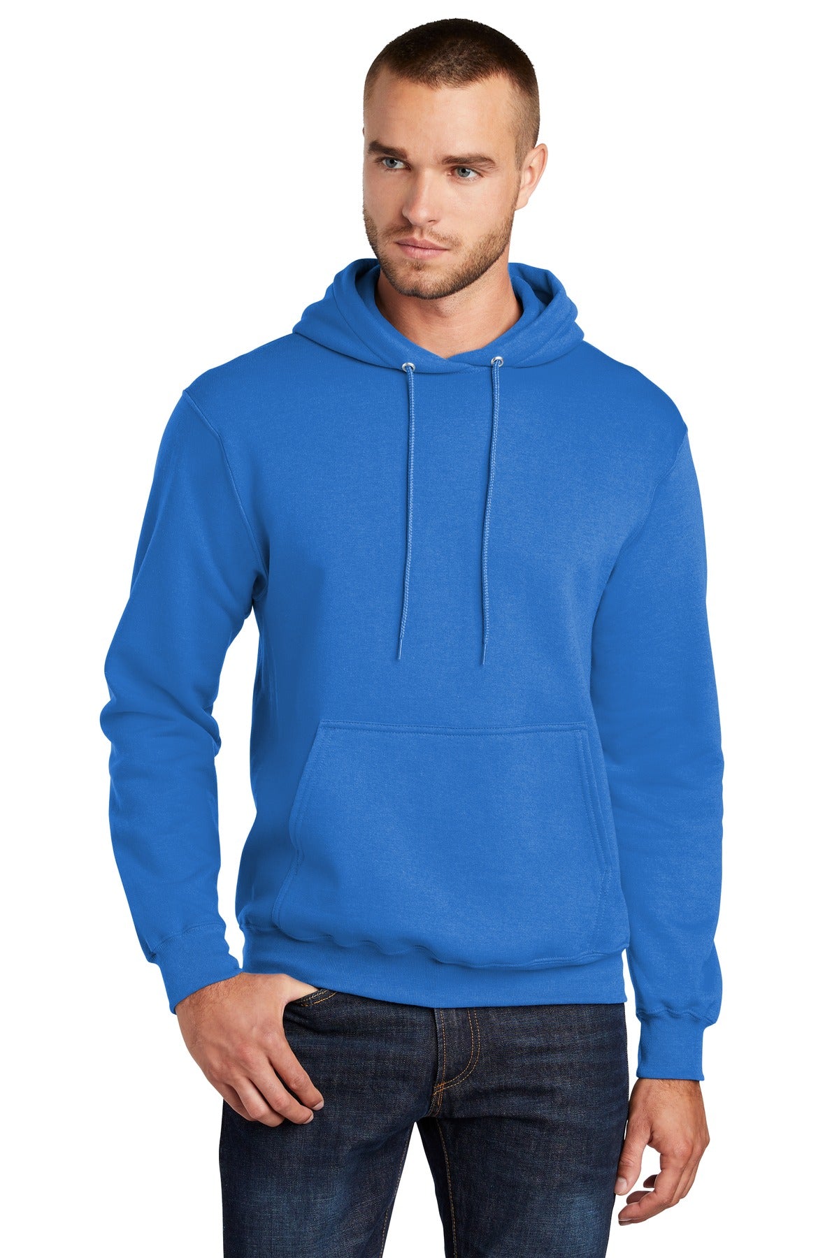 Port & Co Core Fleece Pullover Hooded Sweatshirt. PC78H