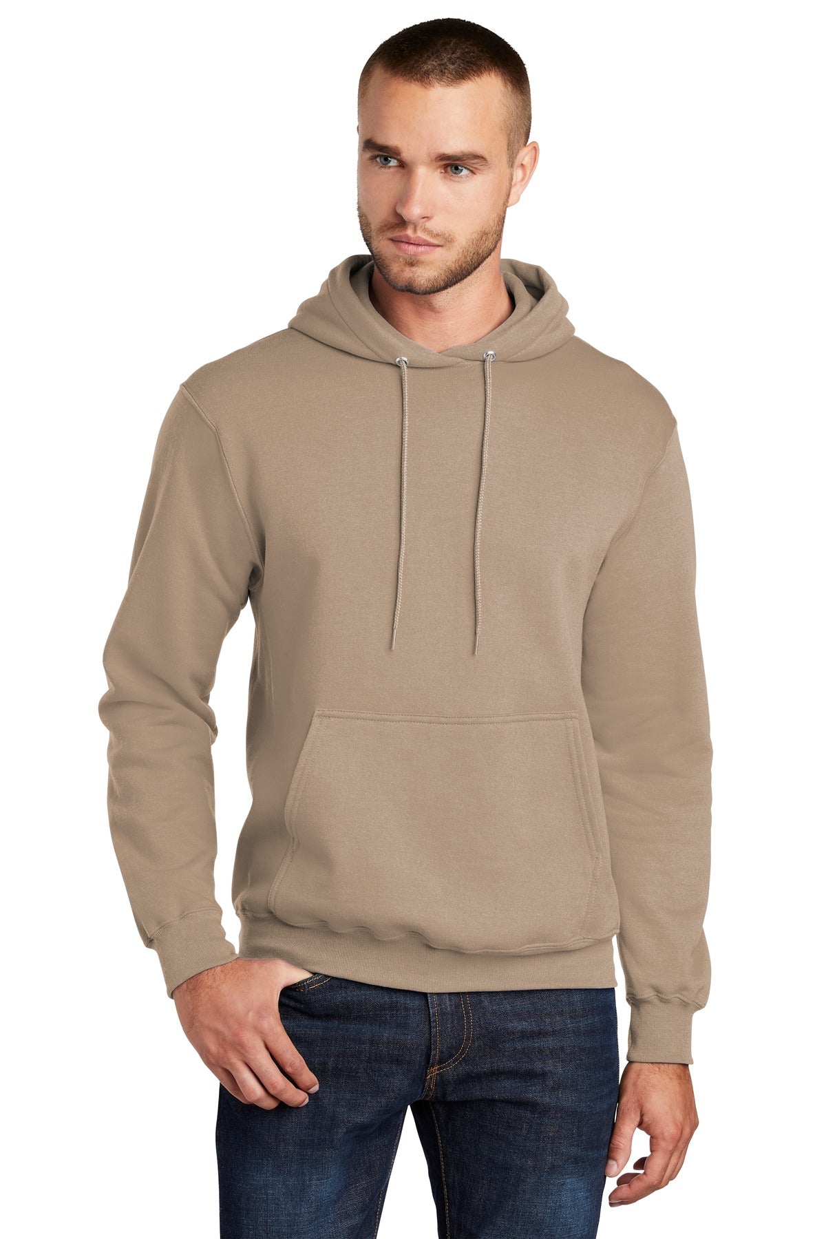 Port & Co Core Fleece Pullover Hooded Sweatshirt. PC78H
