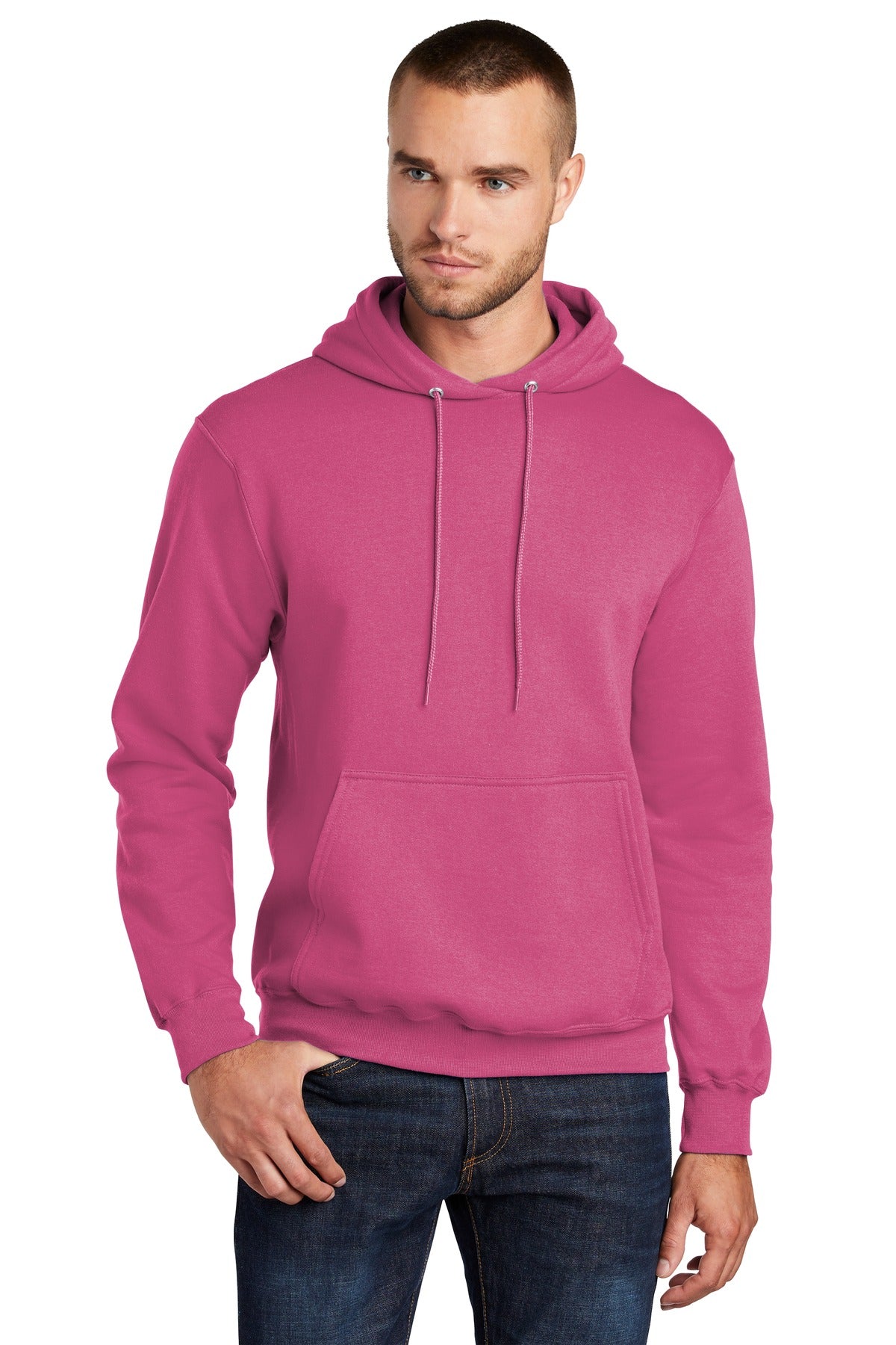 Port & Co Core Fleece Pullover Hooded Sweatshirt. PC78H