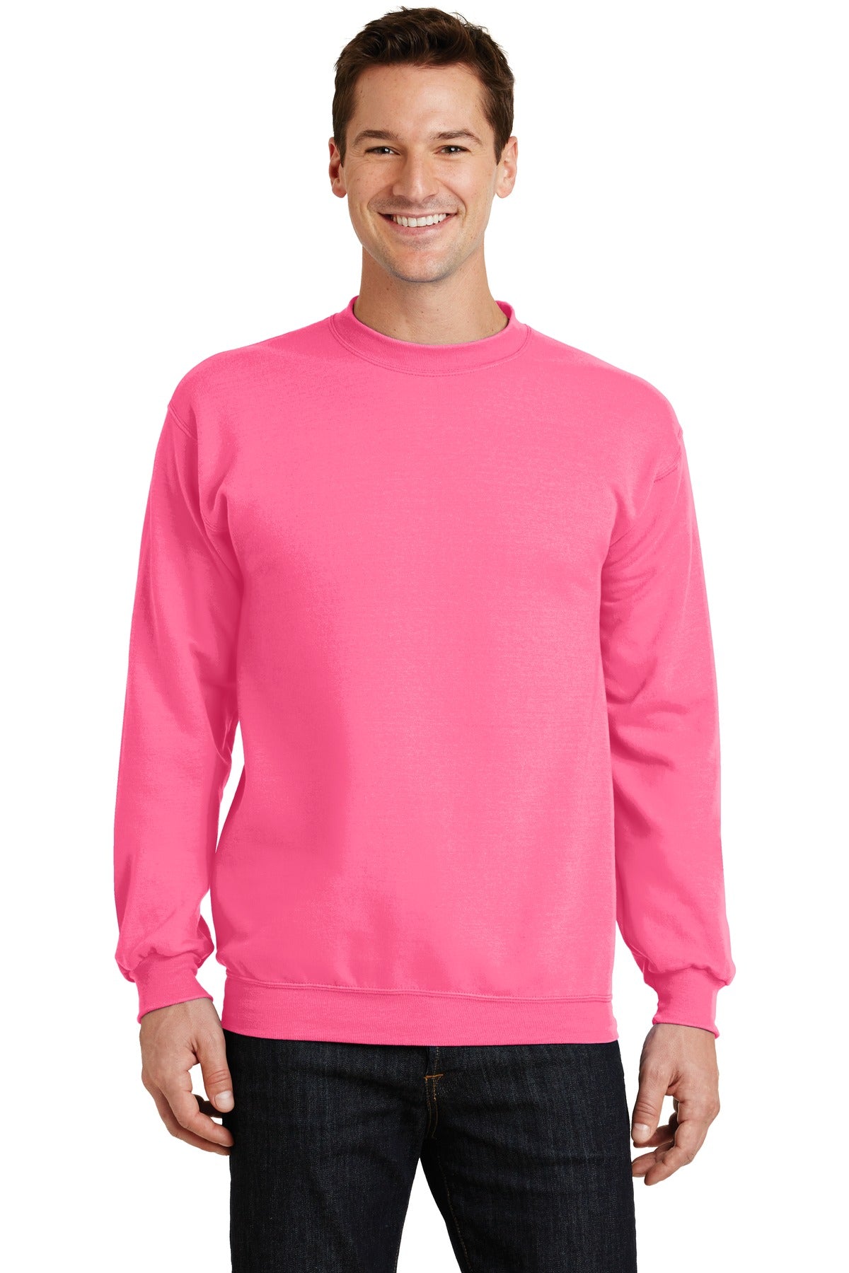Port & Co Core Fleece Crewneck Sweatshirt. PC78