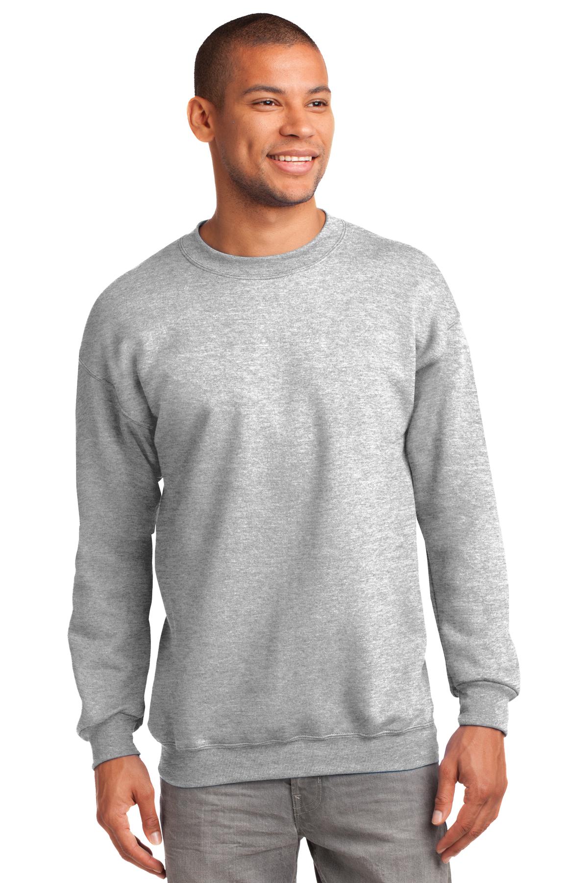 Port & Co Tall Essential Fleece Crewneck Sweatshirt. PC90T