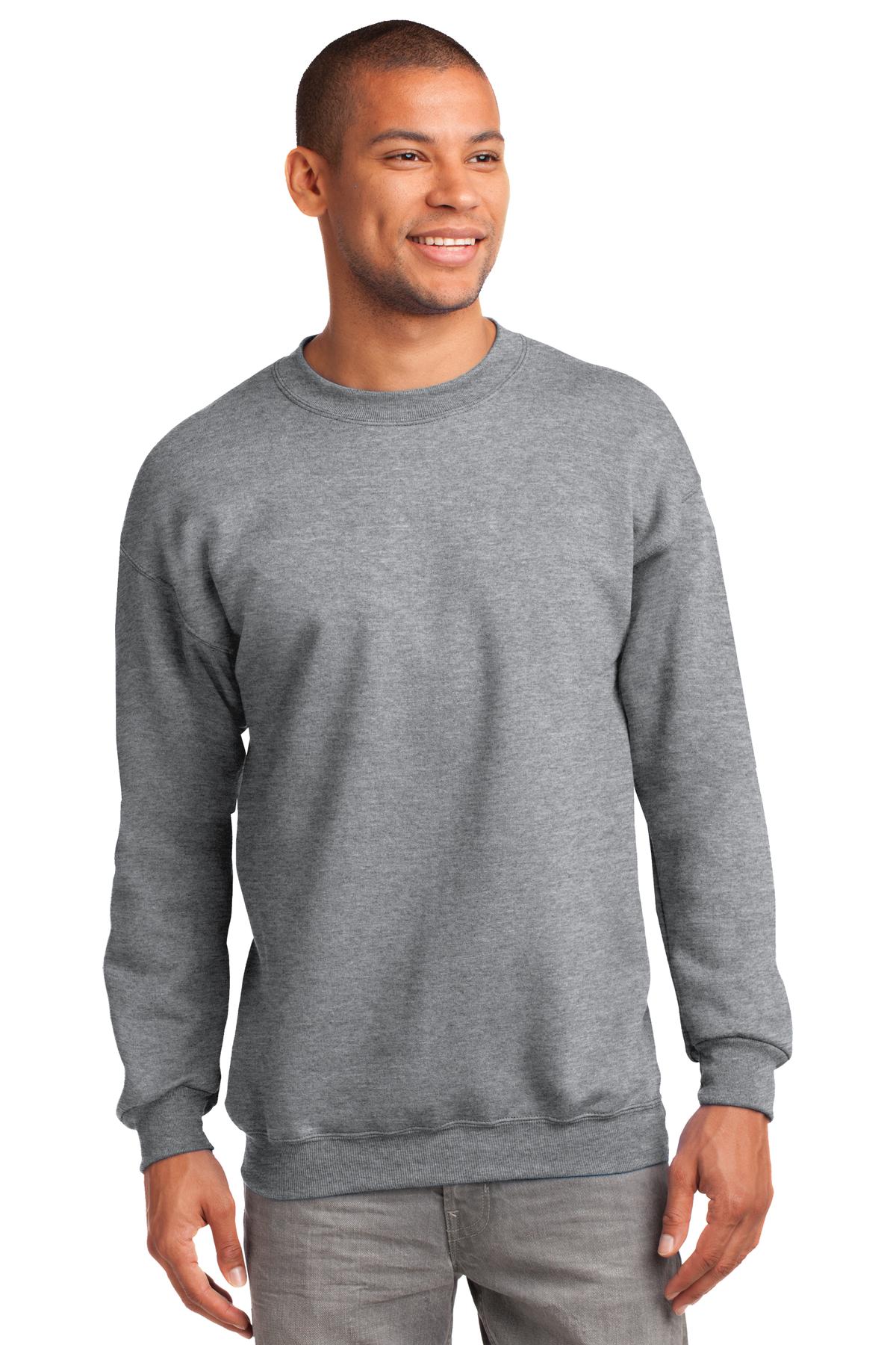 Port & Co Tall Essential Fleece Crewneck Sweatshirt. PC90T