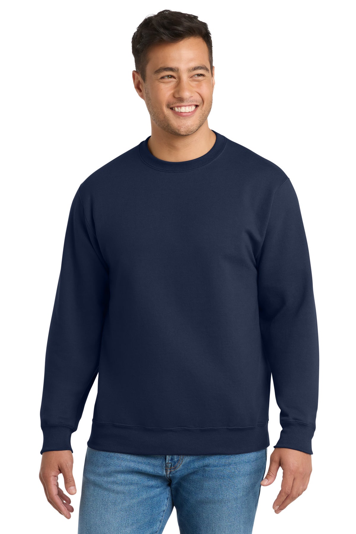 Port & Co Tall Essential Fleece Crewneck Sweatshirt. PC90T