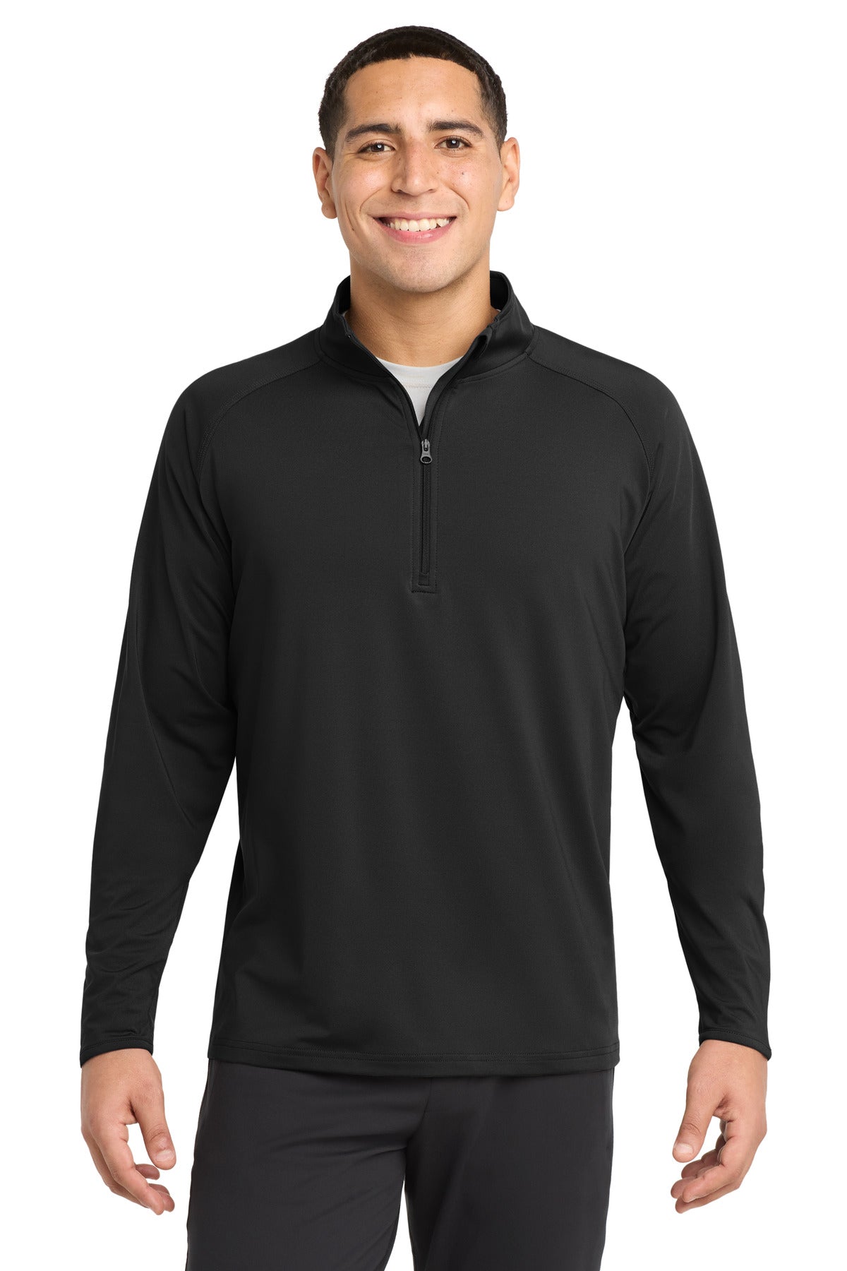 Sport-Tek Sport-Wick Stretch 1/4-Zip Pullover. ST850