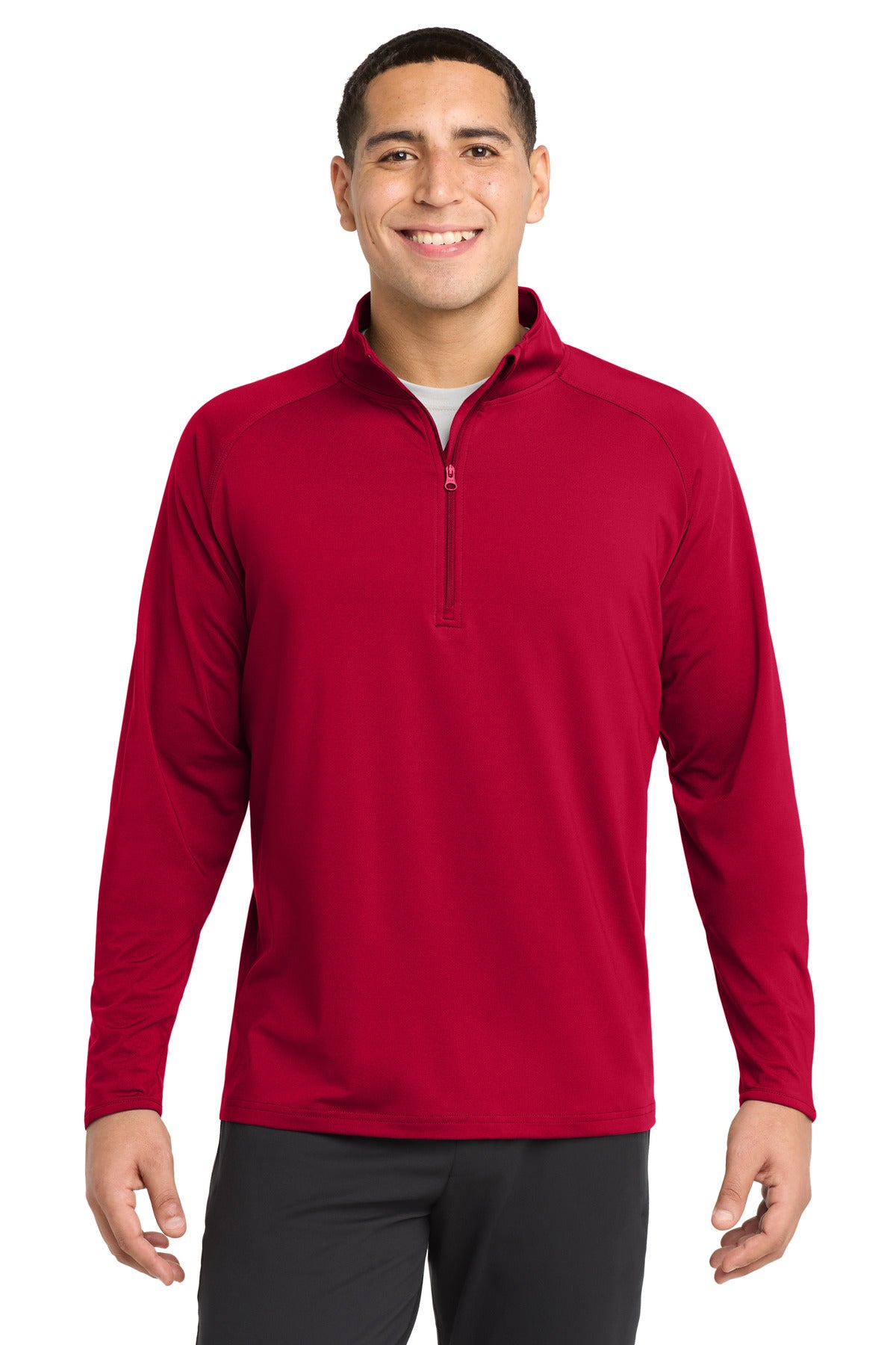Sport-Tek Sport-Wick Stretch 1/4-Zip Pullover. ST850