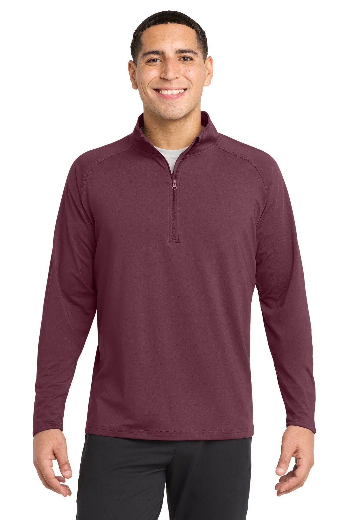 Sport-Tek Sport-Wick Stretch 1/4-Zip Pullover. ST850