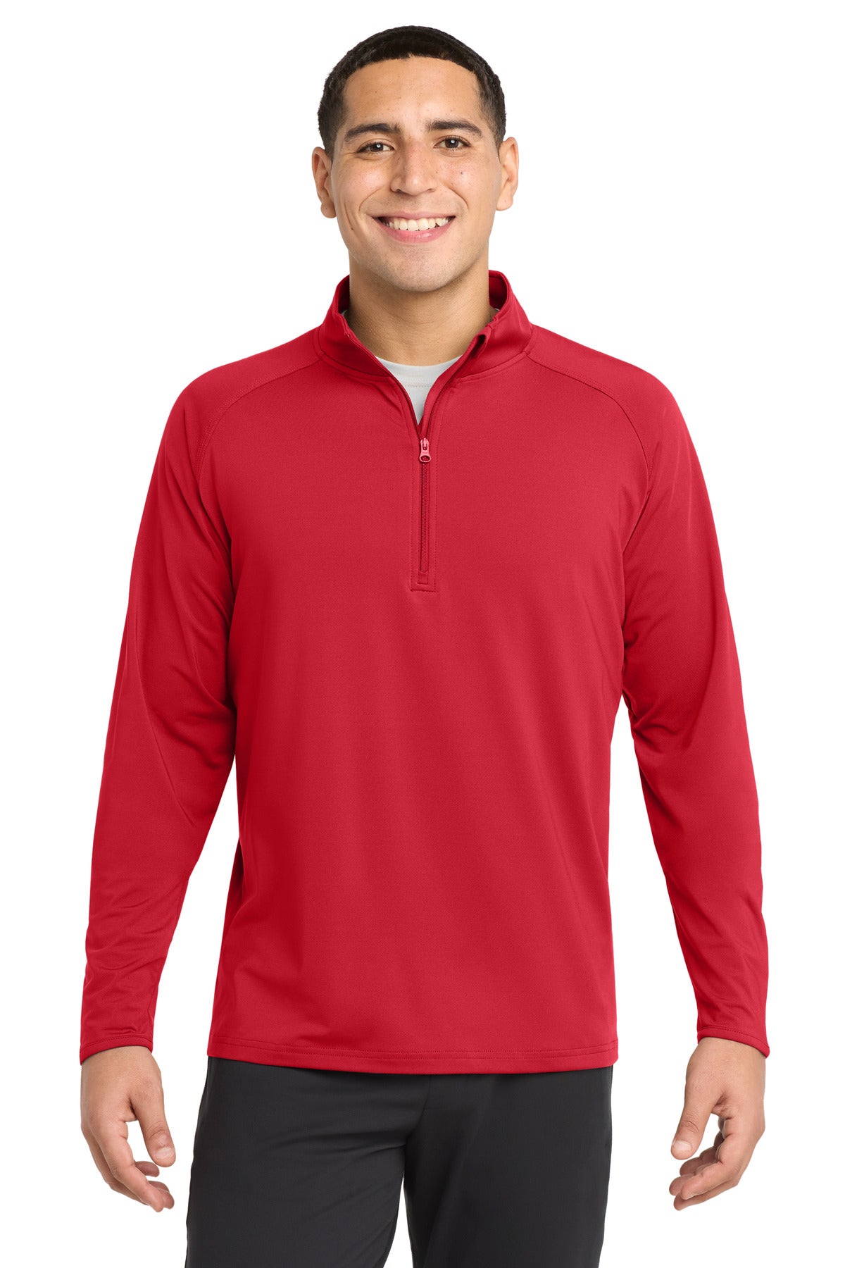 Sport-Tek Sport-Wick Stretch 1/4-Zip Pullover. ST850