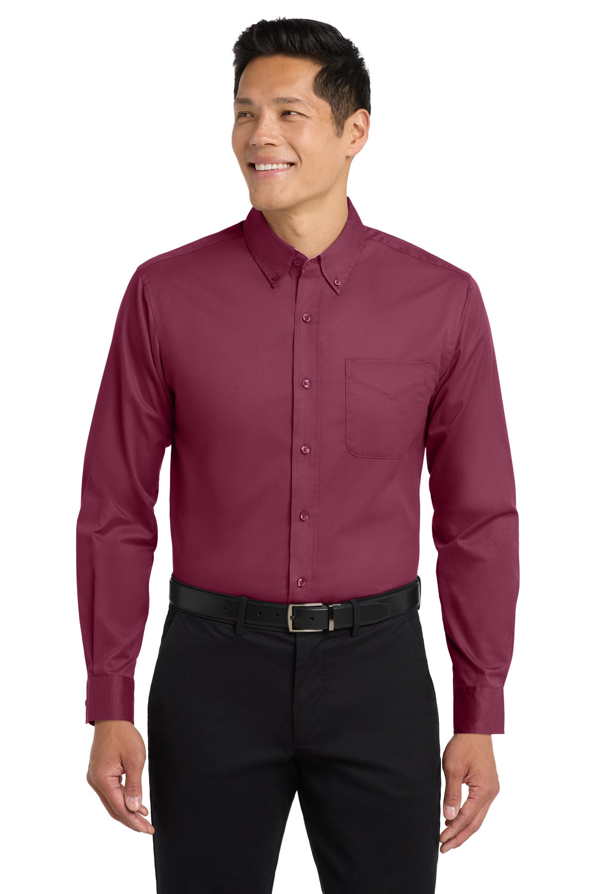 Port Authority Tall Long Sleeve Easy Care Shirt.  TLS608