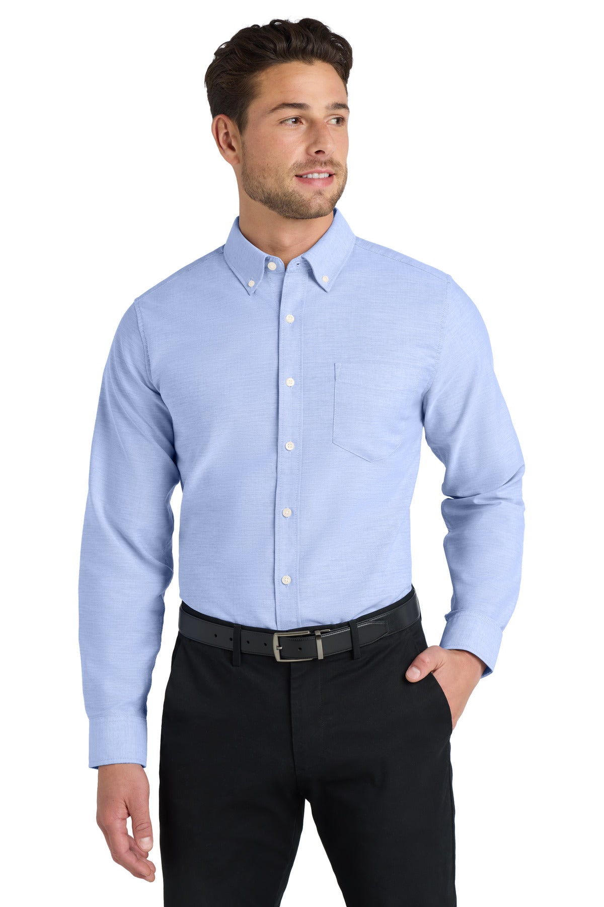 Port Authority Tall SuperPro Oxford Shirt. TS658