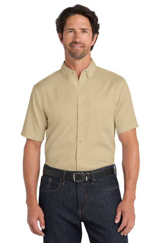 Port Authority Short Sleeve SuperPro React Twill Shirt. W809